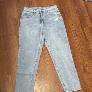 SHEIN Light Blue Skinny Jeans